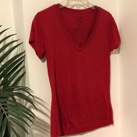 True religion t shirt V neck - Picture 2 of 3